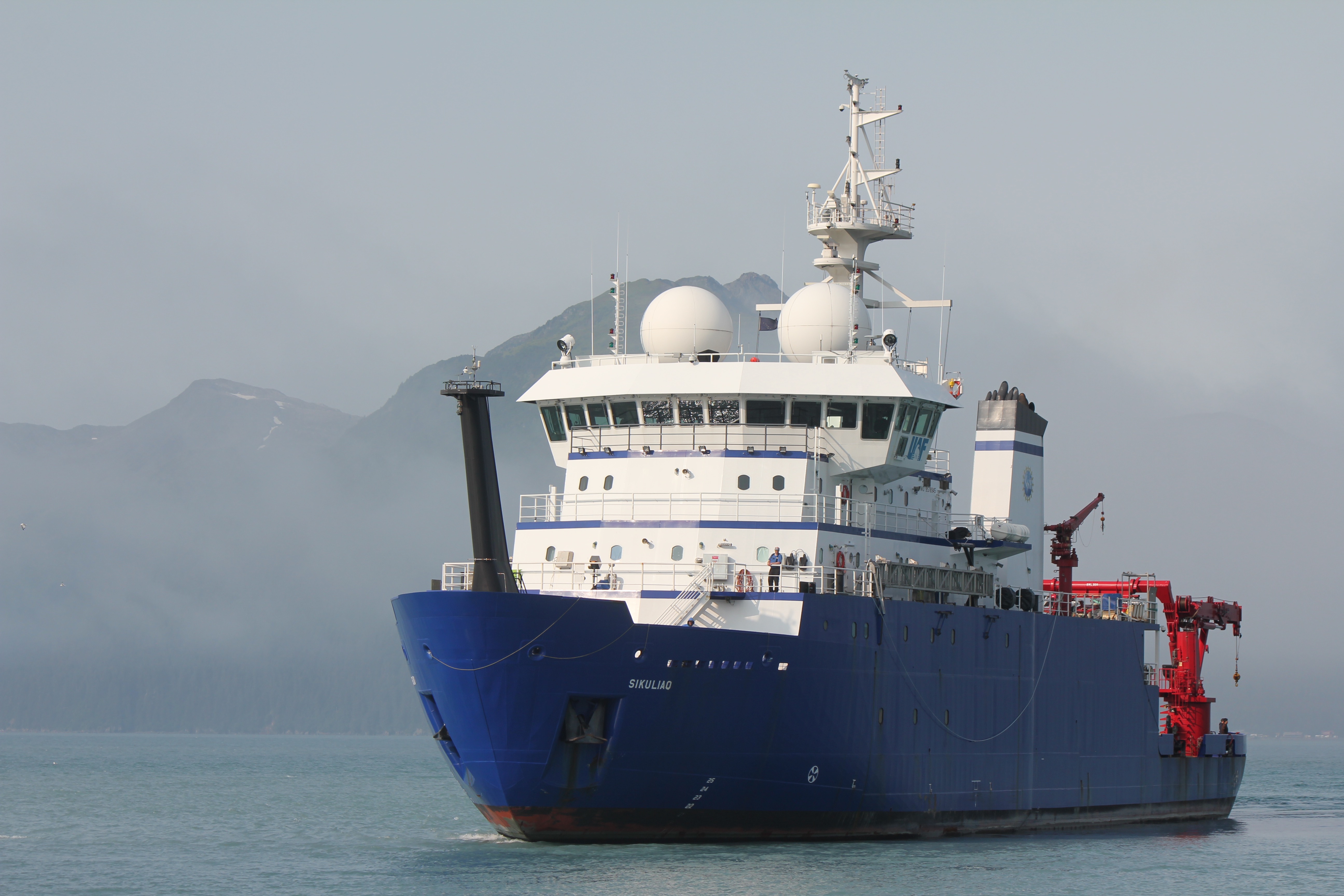 R/V Sikuliaq embarks on its first journey to Antarctica
