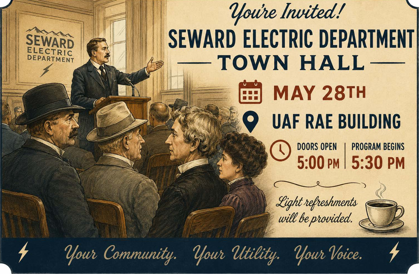 Seward Electric Department Town Hall